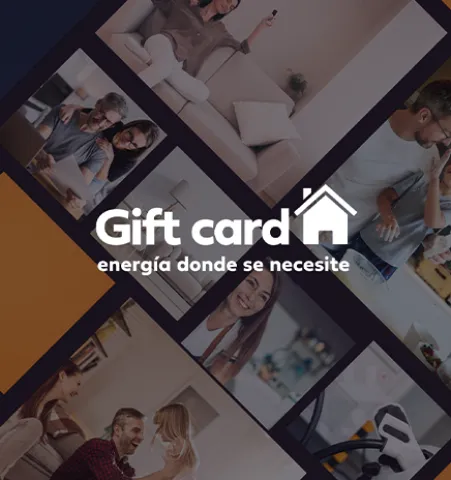 Imagen de Gift Card de energía donde se necesite